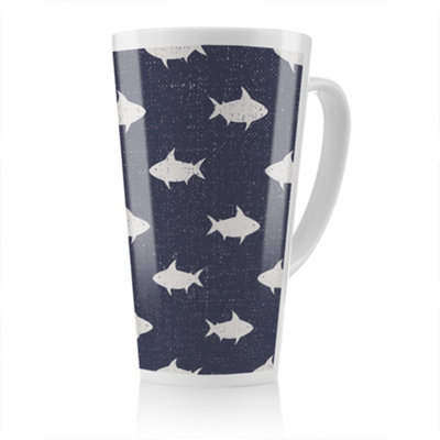 Benjamin Tate Design Fish Latte Mug, Stunning Designer Mug Fit For Any Home, Treat Yourself Or A Loved One