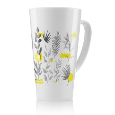B&Q -  Selection Of Leaves Latte MugStunning Designer Mug Fit For Any HomeTreat Yourself Or A Loved One