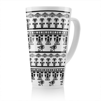 Benjamin Tate Design Egyptian Eye Of Horus Heiroglyphs Latte MugStunning Designer Mug Fit For Any HomeTreat Yourself Or A Loved One from B&Q