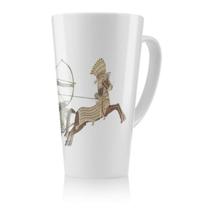 Benjamin Tate Design Pharaoh On War Chariot Latte MugStunning Designer Mug Fit For Any HomeTreat Yourself Or A Loved One from B&Q