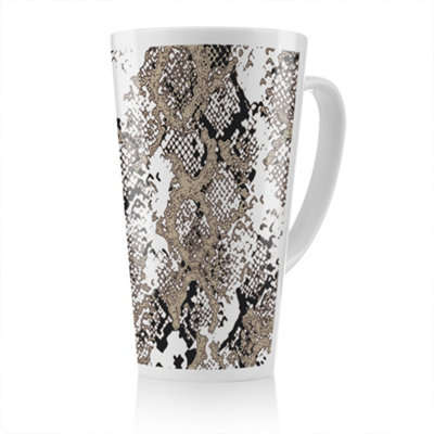B&Q -  Grunge Pattern Latte MugStunning Designer Mug Fit For Any HomeTreat Yourself Or A Loved One