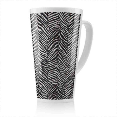 B&Q -  Zebra Grunge Print Latte MugStunning Designer Mug Fit For Any HomeTreat Yourself Or A Loved One
