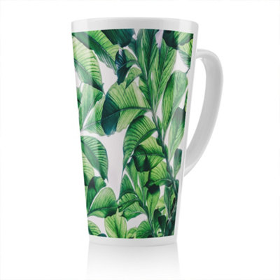B&Q -  Tropical Palm Latte MugStunning Designer Mug Fit For Any HomeTreat Yourself Or A Loved One