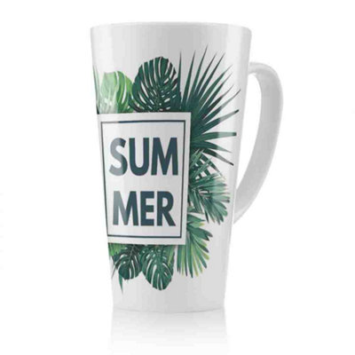 B&Q -  Botanical Summer Latte MugStunning Designer Mug Fit For Any HomeTreat Yourself Or A Loved One