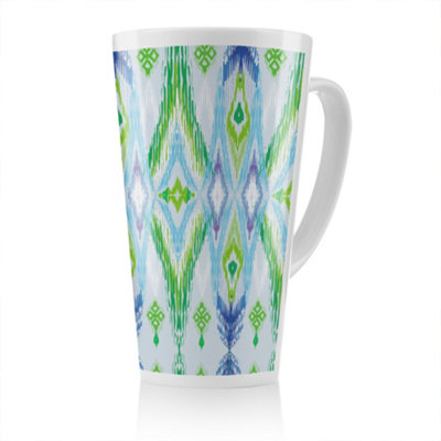 Benjamin Tate Design Ethnic Style Modern Scarf Latte MugStunning Designer Mug Fit For Any HomeTreat Yourself Or A Loved One from B&Q