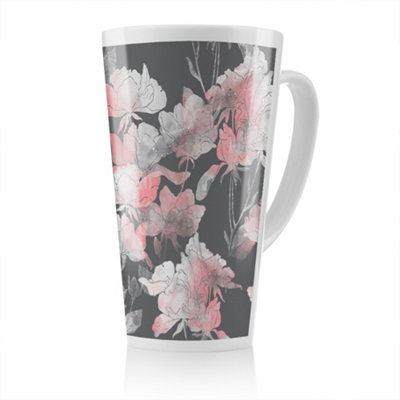 Benjamin Tate Design Imprints Flowers And Leaves Of Wild Rose Latte MugStunning Designer Mug Fit For Any HomeTreat Yourself Or A Loved One from B&Q