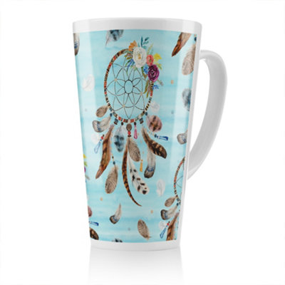 Benjamin Tate Design Native American Tribe Decor Latte MugStunning Designer Mug Fit For Any HomeTreat Yourself Or A Loved One from B&Q
