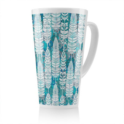 Benjamin Tate Design Tribal Art Animal Latte MugStunning Designer Mug Fit For Any HomeTreat Yourself Or A Loved One from B&Q