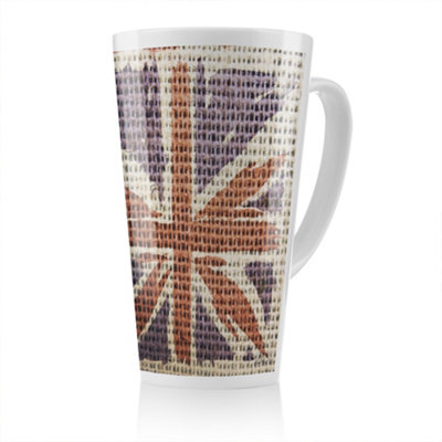 Benjamin Tate Design Hessian Jack Latte MugStunning Designer Mug Fit For Any HomeTreat Yourself Or A Loved One from B&Q