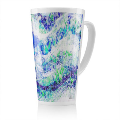 B&Q -  Blue Wilderness Latte MugStunning Designer Mug Fit For Any HomeTreat Yourself Or A Loved One