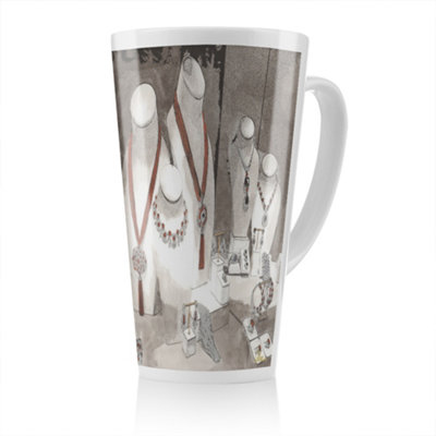 Benjamin Tate Design Field Day Jewellery Latte MugStunning Designer Mug Fit For Any HomeTreat Yourself Or A Loved One from B&Q