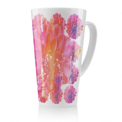 Benjamin Tate Design Blossom Latte Mug, Stunning Designer Mug Fit For Any Home, Treat Yourself Or A Loved One