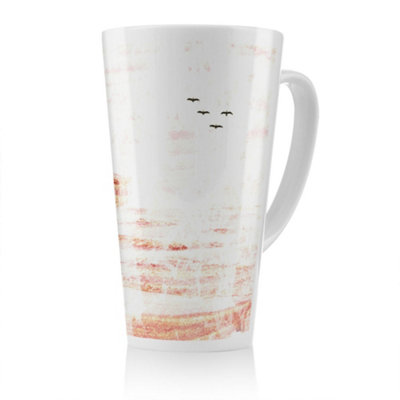 Benjamin Tate Design Pier Latte MugStunning Designer Mug Fit For Any HomeTreat Yourself Or A Loved One from B&Q
