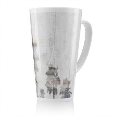 B&Q -  Silver Palm Latte MugStunning Designer Mug Fit For Any HomeTreat Yourself Or A Loved One