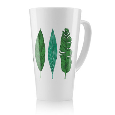 Benjamin Tate Design Four Leaves Designer Latte MugStunning Designer Mug Fit For Any HomeTreat Yourself Or A Loved One from B&Q
