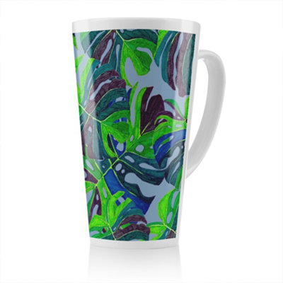 Benjamin Tate Design Hand Drawn Exotic Plants Designer Latte MugStunning Designer Mug Fit For Any HomeTreat Yourself Or A Loved One from B&Q