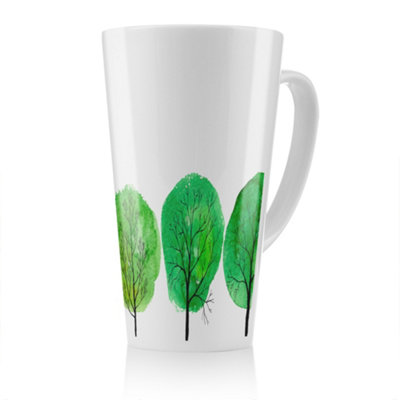 Benjamin Tate Design Trees Designer Latte MugStunning Designer Mug Fit For Any HomeTreat Yourself Or A Loved One from B&Q