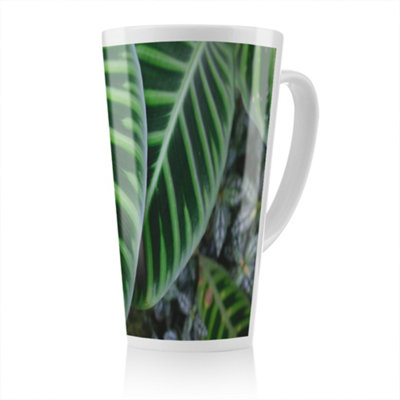 Benjamin Tate Design Yellow Structure In Exotic Jungle Setting Designer Latte Mug from B&Q