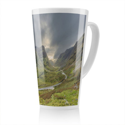 Benjamin Tate Design Highlands Designer Latte Mug, Stunning Designer Mug Fit For Any Home, Treat Yourself Or A Loved One B&Q