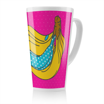 B&Q -  Pop Art Banana Designer Latte MugStunning Designer Mug Fit For Any HomeTreat Yourself Or A Loved One