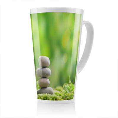 B&Q -  Rock Garden Stones Designer Latte MugStunning Designer Mug Fit For Any HomeTreat Yourself Or A Loved One