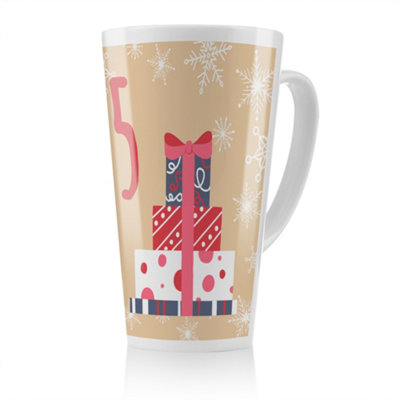 B&Q -  Advent Calendar 25 Days Of Christmas Dining Latte MugStunning Designer Mug Fit For Any HomeTreat Yourself Or A Loved One