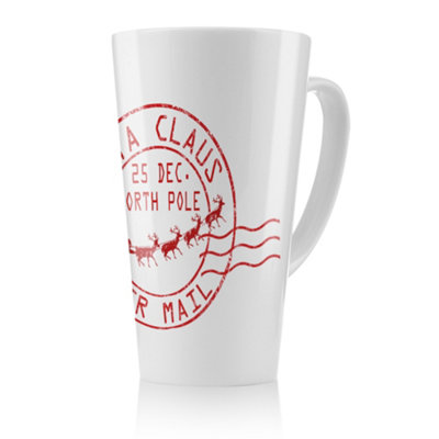 Benjamin Tate Design Santa Claus Air Mail Dining Latte MugStunning Designer Mug Fit For Any HomeTreat Yourself Or A Loved One from B&Q