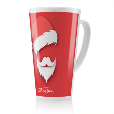 Benjamin Tate Design Santa Claus Hat And Beard Dining Latte MugStunning Designer Mug Fit For Any HomeTreat Yourself Or A Loved One from B&Q