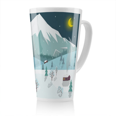 B&Q -  Winter Landscape Dining Latte MugStunning Designer Mug Fit For Any HomeTreat Yourself Or A Loved One