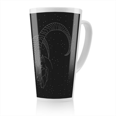 Benjamin Tate Design Capricorn Zodiac Sign Dining Latte MugStunning Designer Mug Fit For Any HomeTreat Yourself Or A Loved One from B&Q