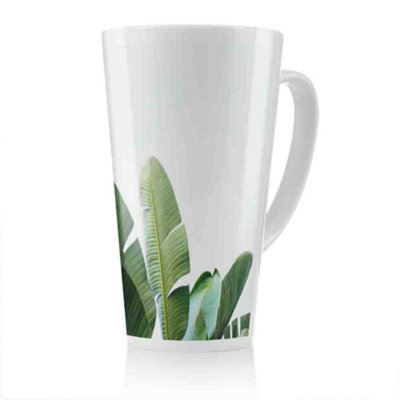 B&Q -  Banana Leaves Latte MugStunning Designer Mug Fit For Any HomeTreat Yourself Or A Loved One