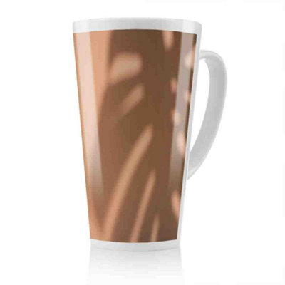 Benjamin Tate Design Monstera Shadow Latte MugStunning Designer Mug Fit For Any HomeTreat Yourself Or A Loved One from B&Q