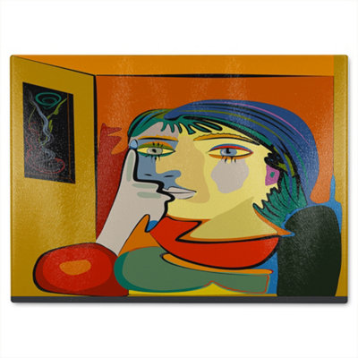 B&Q -  Thinking Woman Designer Glass Chopping Board Designer Style
