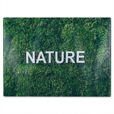B&Q -  Wellness Nature Designer Glass Chopping Board Designer Style