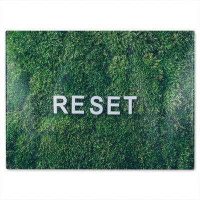 B&Q -  Wellness Re Designer Glass Chopping Board Designer Style