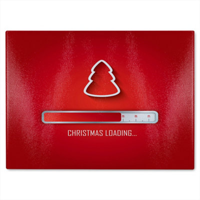 B&Q -  Christmas Loading Dining Glass Chopping Boarddesigner Style