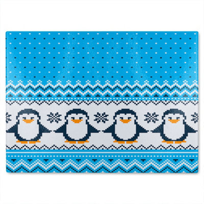 B&Q -  New Year's Christmas Dining Glass Chopping Boarddesigner Style