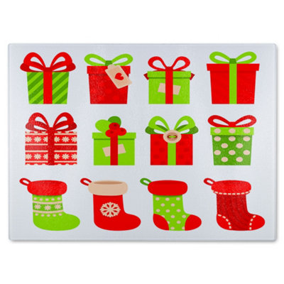 B&Q -  Stylish  Of Gifts Dining Glass Chopping Boarddesigner Style