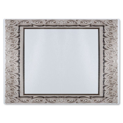 B&Q -  Concrete Frame Glass Chopping Boarddesigner Style