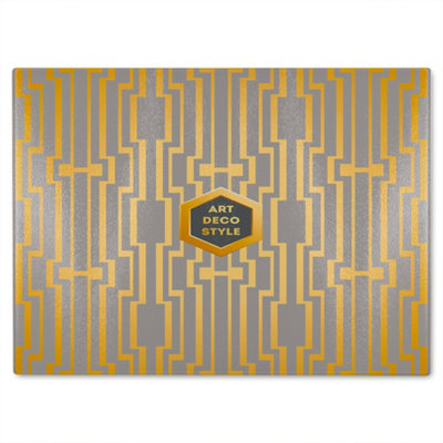 B&Q -  Art Deco Style Glass Chopping Boarddesigner Style