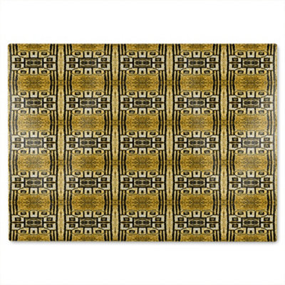 B&Q -  Portuguese Ethnic Tiles Azulejos Glass Chopping Boarddesigner Style