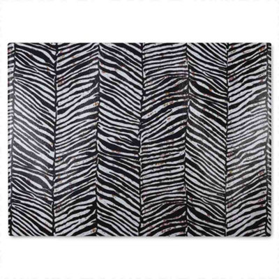 B&Q -  Zebra Grunge Print Glass Chopping Boarddesigner Style