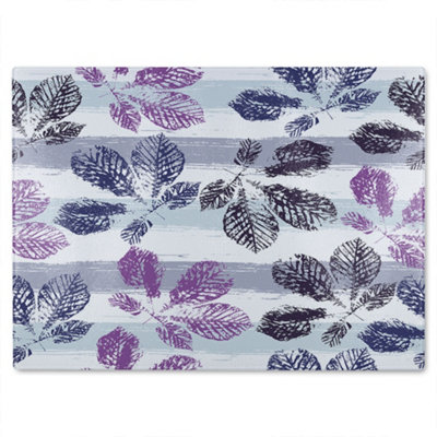 Benjamin Tate Design Imprint Of Plant Glass Chopping Boarddesigner Style from B&Q