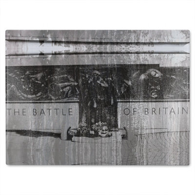 B&Q -  Battle Of Britain London Glass Chopping Board