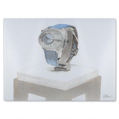 B&Q -  Crystal Watch Glass Chopping Boarddesigner Style