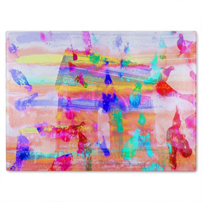 B&Q -  Arc De Triomphe Glass Chopping Boarddesigner Style