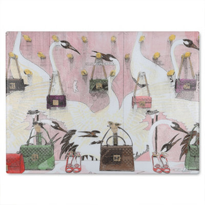 B&Q -  Fashion Heaven Glass Chopping Boarddesigner Style