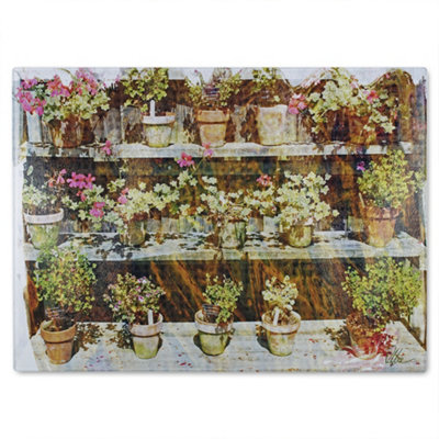 Benjamin Tate Design Plant Pots Glass Chopping Boarddesigner Style from B&Q