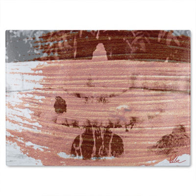 Benjamin Tate Design Bird Bath Glass Chopping Boarddesigner Style from B&Q
