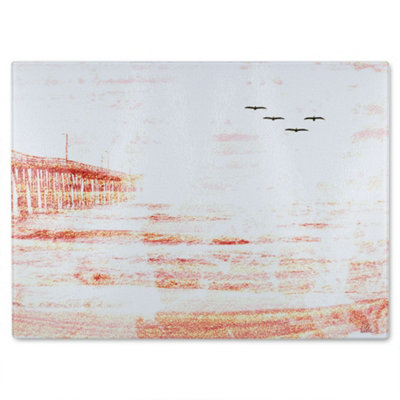 B&Q -  Pier Glass Chopping Boarddesigner Style